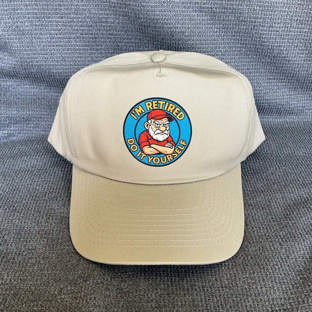 Capsmith Trucker hat “Im Retired Do It Yourself” - Snapback – Gift-Dad- Grandpa
